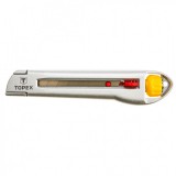 TOPEX Törhető pengés kés 18mm, fém vezetősín (17B103)