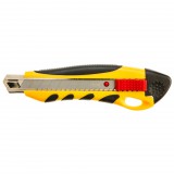 TOPEX Törhető pengés kés 18mm, fém vezetősín 17B428