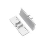 TOPMET LED profil BACK végzáró ezüst fúrt