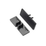 TOPMET LED profil BACK végzáró fekete fúrt