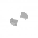 TOPMET LED profil CABI12 D1 végzáró ezüst