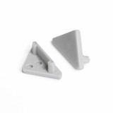 TOPMET LED profil CABI12 végzáró szürke