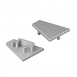 TOPMET LED profil CORNER12 végzáró ezüst