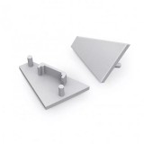 TOPMET LED profil CORNER14 végzáró ezüst