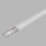 Topmet LED profil előlap C2 víztiszta (Slim8, Smart10, Smart-In10 profilokhoz) - 89000216 - szálban