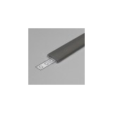 Topmet LED profil előlap F fekete - A2060041 - szálban