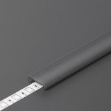 TOPMET LED profil fedél "C3" klikk fekete