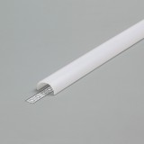 TOPMET LED profil fedél "D" klikk opál 4000mm