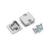 TOPMET LED profil FLOOR12 végzáró ezüst