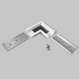 TOPMET LED Profil GROOVE14 eloxált alu sarokidom 90° fehér