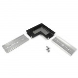 TOPMET LED Profil GROOVE14 eloxált alu sarokidom 90° fekete