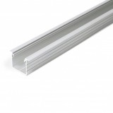 TOPMET LED profil LINEA-IN20 EE7F/U7 süllyesztett eloxált 4000mm
