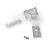 TOPMET LED profil LINEA20 eloxált ALU sarokidom 60°