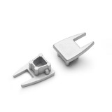 TOPMET LED profil MIKRO10 végzáró ezüst