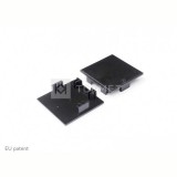 TOPMET LED profil PHIL53 FK végzáró fekete