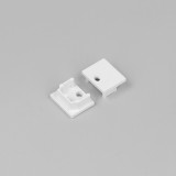 TOPMET LED profil PLANE14 végzáró fehér fúrt