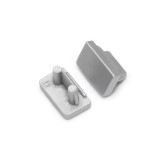 TOPMET LED profil SLIM8 végzáró ezüst