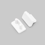 TOPMET LED profil SLIM8 végzáró fehér