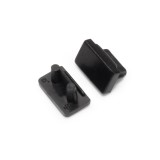 TOPMET LED profil SLIM8 végzáró fekete