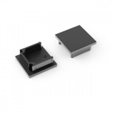 TOPMET LED profil SMART16 végzáró fekete