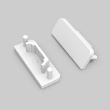 TOPMET LED profil SURFACE14 végzáró fehér GEN2