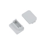 TOPMET LED profil UNI-TILE12 végzáró szürke