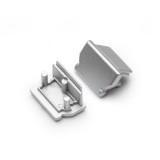 TOPMET LED profil UNI12 végzáró ezüst