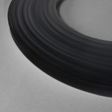 TOPMET LED profil VARIO C9 click fedél 20m tekercs fekete ROLL