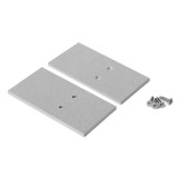 TOPMET LED profil végzáró VARIO30-27 ezüst (33,4 x 67,5 x 2)