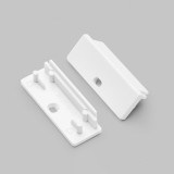 TOPMET LED profil WIDE24 végzáró fehér fúrt