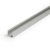 Topmet Smart10 alumínium LED U-profil, ezüst eloxált (előlap: A) - C2020020 - szálban