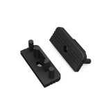 Topmet Surface10 LED profil fekete végzáró - 77280002 - párban