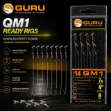 Topmix GURU QM1 Speed Stop Ready Rigs előkötött horog 4" (10cm) - 14 QM1 - 9lb/0,19mm (GRR129)