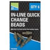 Topmix Preston In-Line Quick Change Beads gyorskapocs 6 db (P0030008)