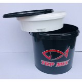 Topmix TOP MIX Etető keverő vödör csalitálcával, tetővel, 5 literes (TM907)
