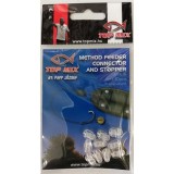 Topmix TOP MIX Method Feeder gyorskapocs, fluo clear - S (TM657)