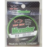 Topmix TOP MIX X8 Monster fonott előke zsinór 0,18mm 13,2kg (TM745)