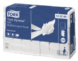 TORK "Xpress® Soft Multifold" Advanced H2 rendszer 2 rétegű 136 lap fehér Interfold hajtású Kéztörlő