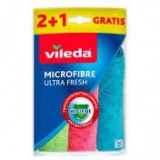 Törlőkendő, 30% mikroszállal, 2+1 db, VILEDA [3 db]