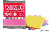 Törlőkendő, univerzális, 3 db BONUS 'Universal'