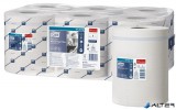 Törlőpapír, tekercses, 18,5 cm átmérő, M4 rendszer, 2 rétegű, Advanced, TORK 'Reflex plusz', fehér