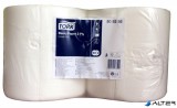 Törlőpapír, tekercses, 25 cm átmérő, 2 rétegű, W2 rendszer, TORK 'Általános', fehér