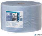 Törlőpapír, tekercses, 39 cm átmérő, W1 rendszer, 2 rétegű, TORK 'Plusz', kék