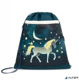 Tornazsák, BELMIL "Sparkling Unicorn", kék, unikornis