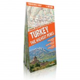Törökország legmagasabb csúcsai trekking térkép - Terra Quest