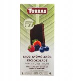 Torras Erdei gyümölcsös étcsokoládé hozzáadott cukor nélkül 125 g