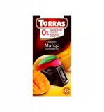 Torras Mangós étcsokoládé hozzáadott cukor nélkül 75 g