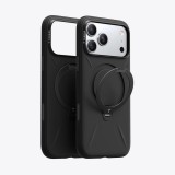 Torras Ostand Q3 Silicone case for iPhone 17 Pro Max Obsidian Black X00FX2412
