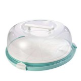 Torta tároló és hordozó, kerek, 33*33*15 cm - Ingyenes kiszállítással!