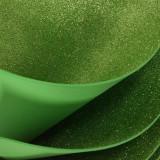 Tourch Csillámos Világoszöld Dekorgumi 60 x 40-es